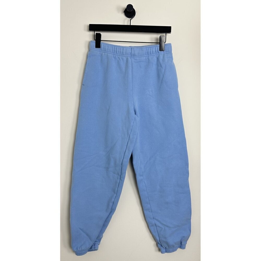 ARITZIA TNA Cozy Fleece Mega Sweatpants in Pastel Blue Size X-Small